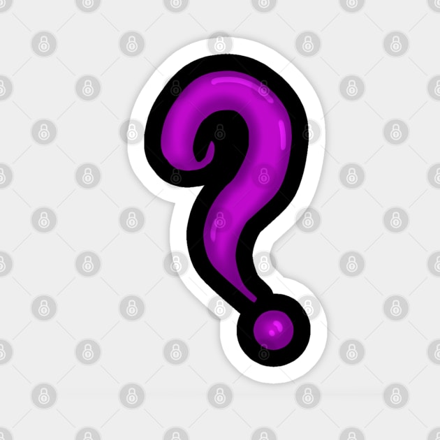 Question Mark Sticker by AGE_Art